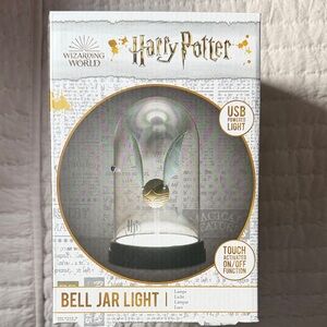 Warner Bros. Harry Potter Bell Jar Light - Black, White, Gold